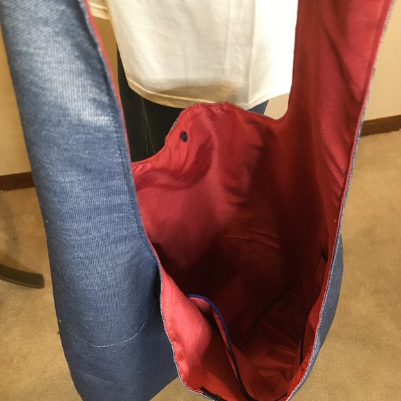 Reversible Carryall Hobo Sack - Teagarden Originals "Claire" - Picture 9 of 9